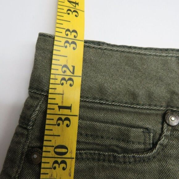 Blue Spice Skinny Leg Jeans Size 3 Green Denim Stretch Cotton Blend - Picture 9 of 13
